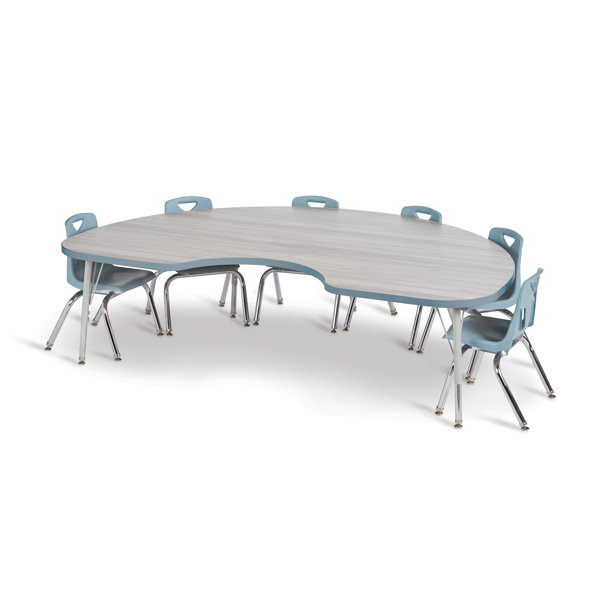 JontiCraft Berries® Adjustable Height Kidney Student Activity Table